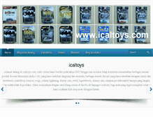 Tablet Screenshot of icaltoys.com